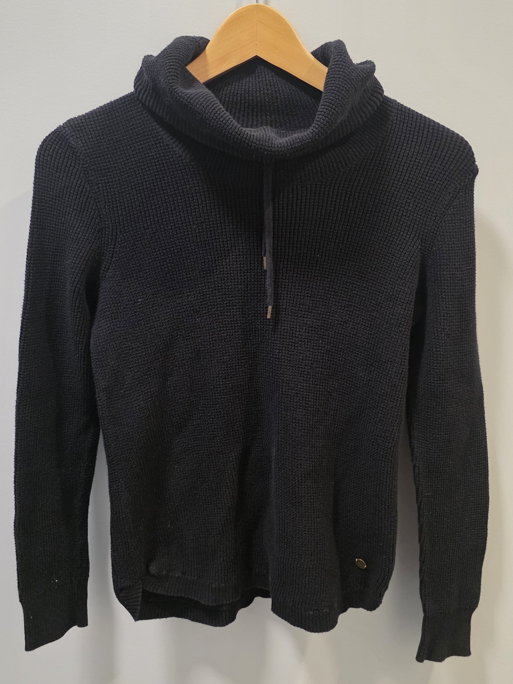 LRL Lauren Jeans Co Ralph Lauren Black Cowl Neck Sweater XS